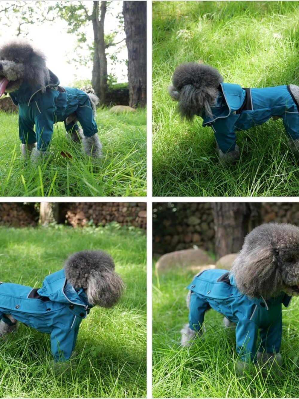 LOVELONGLONG Waterproof Dog Raincoat